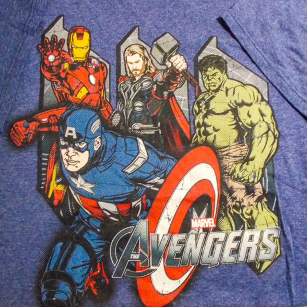 Blue Disney's Marvel Avengers short sleeve T-Shirt - Picture 3 of 8